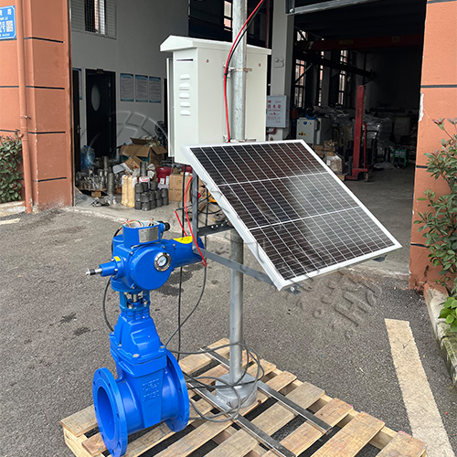 长沙皓久 Z945X-16Q免布线太阳能电动闸阀 农业灌溉 支持远程智能控制